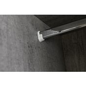 Armadio di design con 3 ante e 2 cassetti in finitura Cemento dark