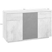 Misure Madia conveniente e funzionale, Bianco lucido e Pero