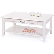 Tavolino cripiano e cassetto.