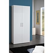 Scarpiera 2 ante battenti in finitura bianco lucido