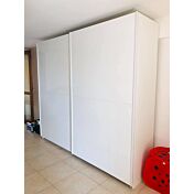 ACQUISTA ANCHE TU Armadio H. 240, 2 ante scorrevoli Bianco Laccato lucido