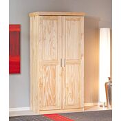 Armadio 2 ante in finitura naturale