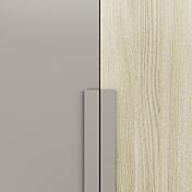 Armadio Pernice con 8 ante battenti in finitura Olmo e Tortora