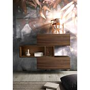 Madia moderna sospesa GJ 504 in finitura Quercia brown