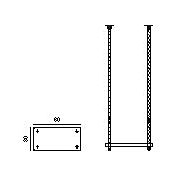 Altalena di design per camera da letto e soggiorno, Made in Italy