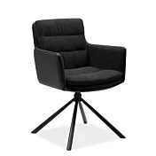 Elegante Sedia di design, colore Nero