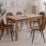 Tavolo allungabile stile nordico, finitura Quercia 120 x 70