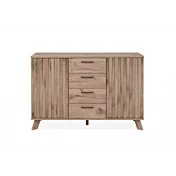 Madia 2 ante e 4 cassetti, finitura Quercia del Nord collezione vichinga