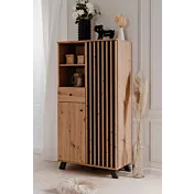 Madia alta stile nordico, Rovere Oak e Antracite