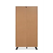 Madia alta stile nordico, finitura Rovere Oak e Antracite retro