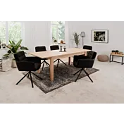 Sala con elegante Sedia di design, colore Nero