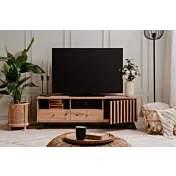 Porta TV nordico, finitura Rovere Oak e Antracite novità