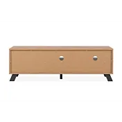 Retro Porta TV nordico, finitura Rovere Oak e Antracite 