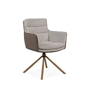 Sedia di design, colore Beige e Marrone