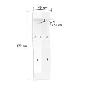 Offerta Appendiabiti Bianco laccato lucido, Made in Italy