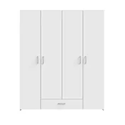 armadio bianco a 4 ante