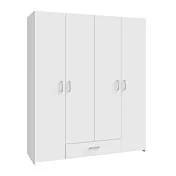 armadio bianco con cassetto