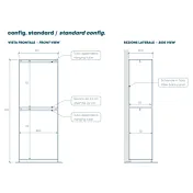 armadio con vano tv personalizzabile
