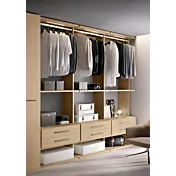 armadio rovere a giorno