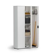 Armadietto multiuso 3 ante con 4 ripiani interni