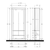 armadietto bianco da ingresso