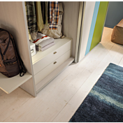 Armadio camerette L.155 Moretti Compact, Oliva, Tabacco e Cielo laccato