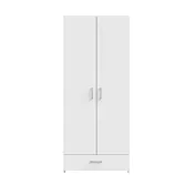 armadio bianco con cassetto