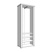 armadietto contemporaneo con specchio