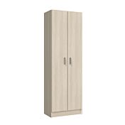 Armadio multiuso 2 ante, finitura Rovere chiaro 
