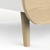 armadietto piedi legno massello