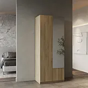 armadietto quercia con specchio