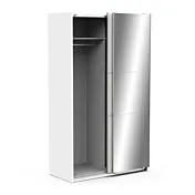 armadietto stretto scorrevole bianco