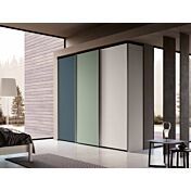 Armadio scorrevole a 3 ante multicolore Zenzero Shop