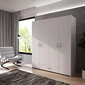 armadio bianco 4 ante