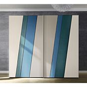 Armadio scorrevole Moretti Compact di grandi dimensioni, modello Geometria