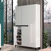 scarpiera a 5 ante con 20 ripiani, Made in Italy 