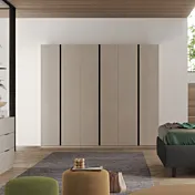 Armadio 6 ante battenti Cashmere e Antracite Zenzero Shop
