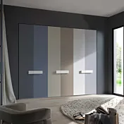 Armadio 6 ante battenti, Laccato, L.276 H.246 P.61 Zenzero Shop