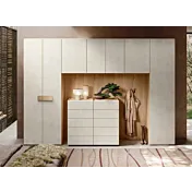 armadio ponte con libreria