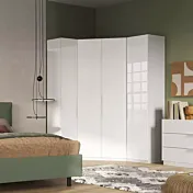 armadio cabina con ripiani