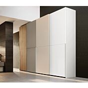 Armadio moderno scorrevole 4 ante multicolor 