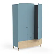 armadietto carta da zucchero e rovere