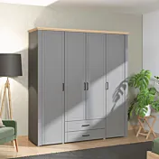 armadio contemporaneo grigio