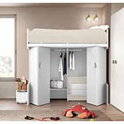 castello con armadio bianco