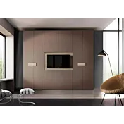armadio vano tv bronzo
