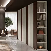 armadio rovere gessato e moka