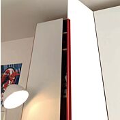 Armadio camerette Moretti Compact, Bianco frassino e Olmo