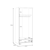 armadio multiuso cassetto inferiore