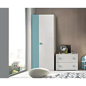 armadio celeste battente