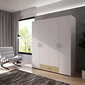 armadio 4 ante con cassetto